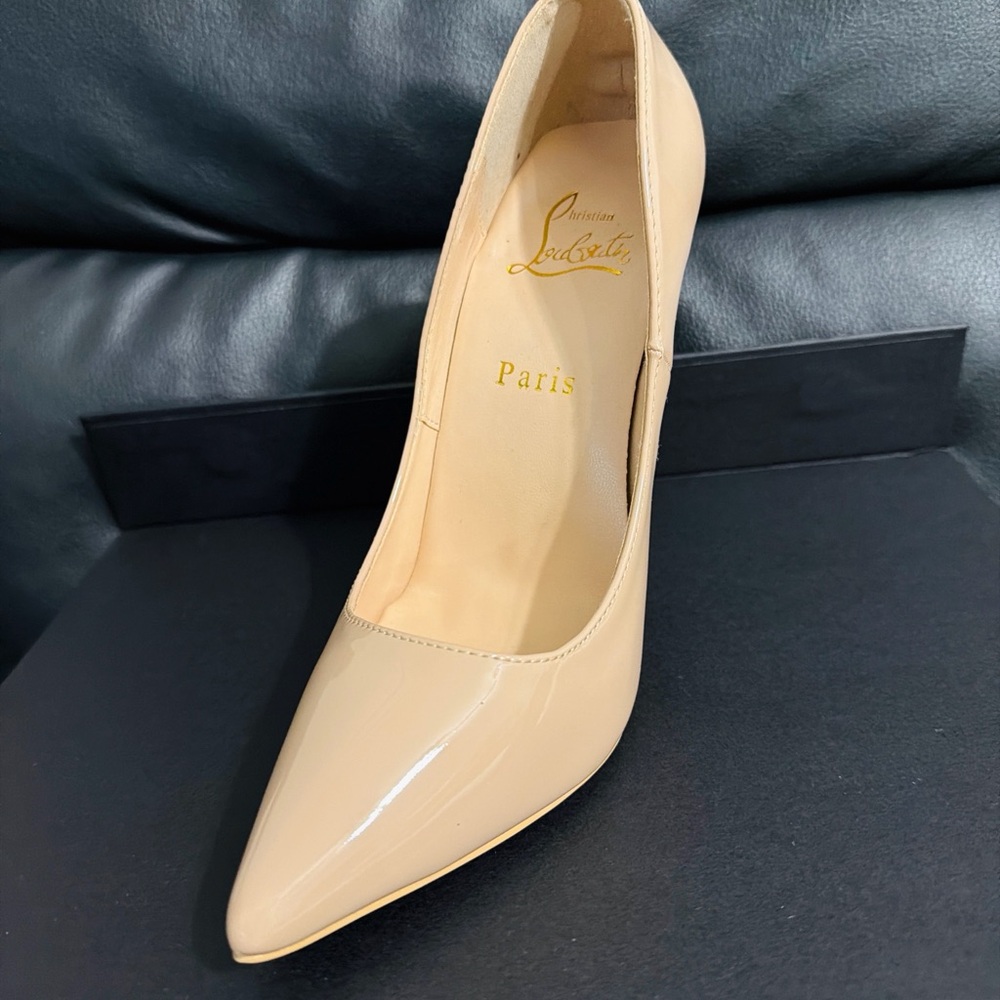 Christian Louboutin So Kate 120 Nude Patent Heels – Brand New, No Box - Picture 5 of 5